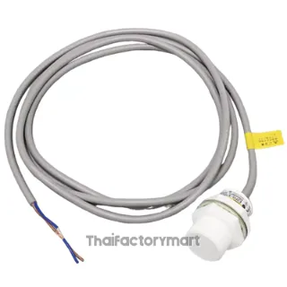 Shielded, Cylinder type (with screw) M30, DC 2-wire models, Sensing distance 10 mm ±10%, NO, Pre-wired models