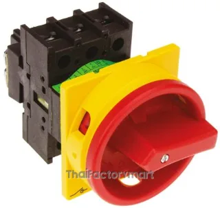 3 + N Pole Panel Mount Switch Disconnector, 3NO, 63 A, 37 kW, IP65