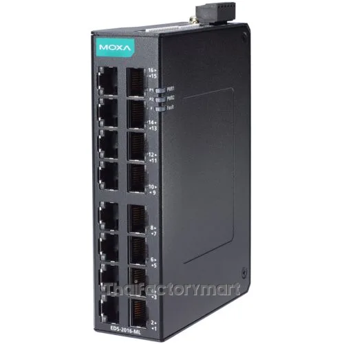 Unmanaged Ethernet switch with 16 10/100BaseT(X) ports, and -10 to 60Â°C operating temperature รูปที่ 2