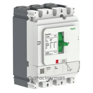 circuit breaker, EasyPact EZS160E with TMD trip unit, 125A, 3P/3d