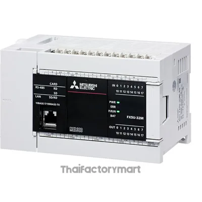 FX5U;CPU;AC;16 Inputs;16 Transistor Outputs;3xAnalog;Eth;RS-485;sink รูปที่ 2
