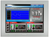 12.1-inch TFT, 65,536 colors, SVGA 800 x 600 pixels, Analog Touch Panel, Ethernet I/F, COM I/F x 2, USB A/mini-B I/F x 1 each, SD Card I/F, AC100-240V รูปที่ 3