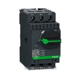 Motor circuit breaker,TeSys Deca frame 2,3P,0.4A,magnetic,rotary handle,screw clamp terminals รูปที่ 1