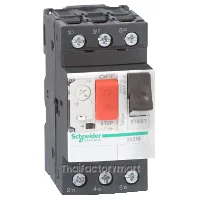 Schneider GV2ME203 Motor Circuit Breaker, TeSys Deca 3P, 13 - 18 A, Thermal-Magnetic, Spring Terminals