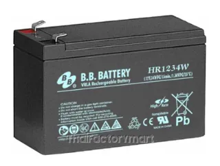 Battery HR1234W (12V-34W) High Rate ใช้แทน HRC1234W , HR9-12 ขั้วใหญ่ 6.35 mm