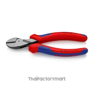 73 02 160 KNIPEX X-Cut® Compact Diagonal Cutters High Lever Transmission DIN ISO 5749