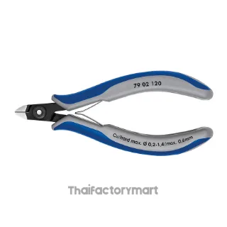 79 02 120 Precision Electronics Diagonal Cutters DIN ISO 9654