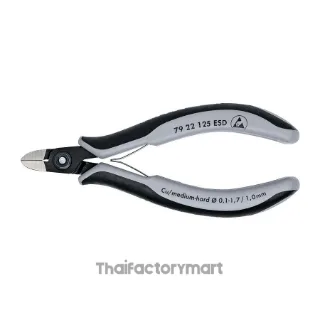 79 22 125 ESD Precision Electronics Diagonal Cutters ESD DIN ISO 9654