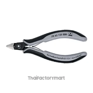 79 62 125 ESD Precision Electronics Diagonal Cutters ESD DIN ISO 9654