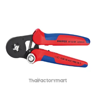 97 53 04 Self-Adjusting Crimping Pliers for End Sleeves (Ferrules) with Lateral Access
