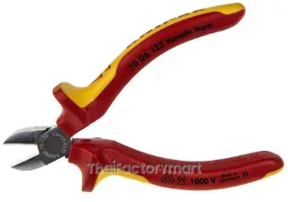 70 06 125 Knipex Side Cutter Cable Cutter, 3mm cutting capacity 125mm overall length