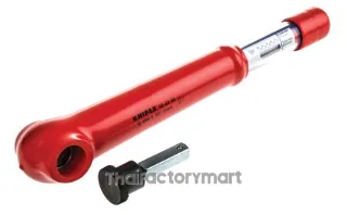 98 43 50 Knipex 1/2 in Square Drive Reversible Torque Wrench Chrome Vanadium Steel, 5 - 50Nm