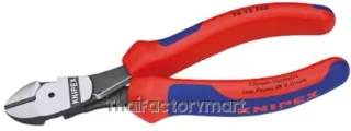 74 12 160 Knipex Side Cutter Cable Cutter, 3.4mm cutting capacity 160mm overall length