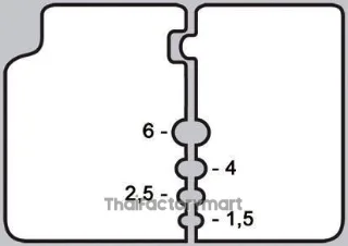 121911 Knipex Cable Stripper Blade for use with Universal Insulation Strippers