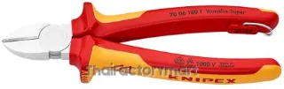 70 06 180 T Knipex Side Cutter Cable Cutter 180mm overall length