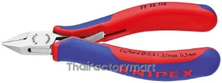 77 32 115 SB Knipex Side Cutter Cable Cutter, 1.3mm cutting capacity 115mm overall length