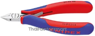 77 72 115 SB Knipex Side Cutter Cable Cutter, 0.8mm cutting capacity 115mm overall length