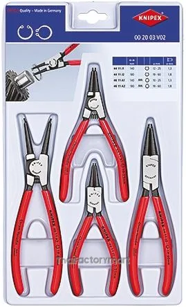 00 20 03 V02 Knipex Chrome Vanadium Steel Pliers