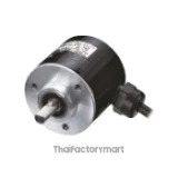 Koyo Encoder, Incremental, Light Duty, 360 Pulses per Revolution, 6mm Solid Shaft, 38mm Diameter Body, 12-24VDC, Push-Pull (Totem Pole), IP50 (Dust Proof), 1 meter Cable, Tinned Ends, Mounting Screws included รูปที่ 2