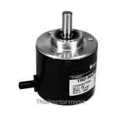 Koyo Encoder, Absolute (Gray Code), Light Duty, 512 Pulses per Revolution (9 bit), 6mm Solid Shaft, 38mm Diameter Body, 10-26VDC, PNP Open Collector, IP50 (Dust Proof), 2 meter Cable, Tinned Ends, Mounting Screws included