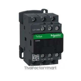 Contactor, TeSys Deca, 3P(3 NO), AC-3/AC-3e, 0 to 440V, 9A, 220VAC 50/60Hz coil