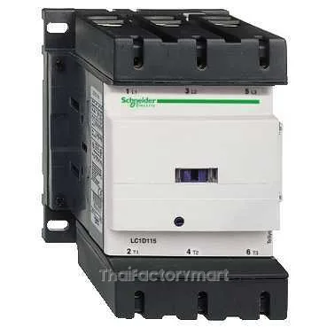 LC1D150M7, Contactor, TeSys Deca, 3P(3NO), AC-3/AC-3e, <=440V, 150A, 220V AC 50/60Hz coil, screw clamp terminals photo 2