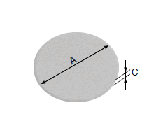 LP-F2 : Spare Filter use with LP-2F Size: W81 x H- x D9