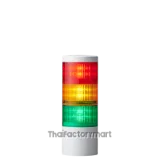 3-tier RYG LED, 100mm IP96K Washdown Safe Signal Tower for Direct Mount with Cable รูปที่ 1