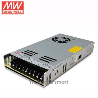 POWER SUPPLY, LRS-350-15 สวิตซ์ชิ่งพาวเวอร์ซัพพลาย 23.2A 15V 350W ยี่ห้อ MEAN WELL หม้อแปลง รุ่นตะแกรง