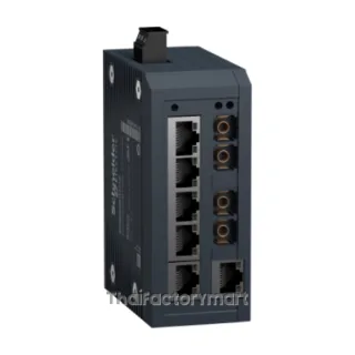 MCSESU083F2CS0 Modicon Standard Unmanaged Switch - 6 ports for copper + 2 ports for single-mode fiber optic
