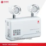 Promotion !!! SUNNY โคมไฟฉุกเฉิน รุ่น MCU206NC5 แสง Warm White LED 6W สำรองไฟได้นาน 5 ชม.| รองรับระบบ Auto Test - Remote Off White รูปที่ 2