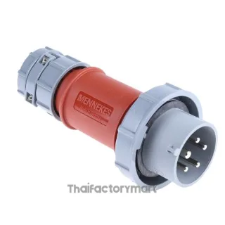 Mennekes PowerTOP Series, IP67 Red Cable Mount 5P Industrial Power Plug, Rated At 16A, 400V