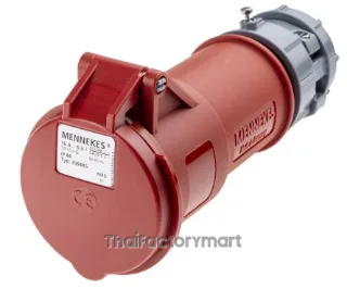 Mennekes PowerTOP Series, IP44 Red Cable Mount 5P Industrial Power Socket, Rated At 16A, 400V