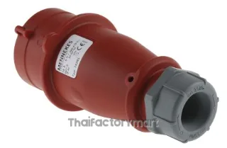Mennekes IP44 Red Cable Mount 7P Industrial Power Plug, Rated At 16A, 400V
