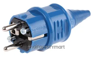 Mennekes French / German Mains Plug CEE 7/7 German Schuko / French, 16A, Cable Mount, 230 V