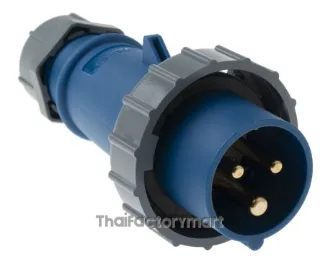 Mennekes AM-TOP Series, IP67 Blue Cable Mount 2P+E Industrial Power Plug, Rated At 16A, 230 V