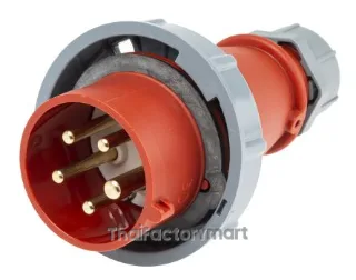 Mennekes IP67 Red Cable Mount 5P Industrial Power Plug, Rated At 16A, 400V