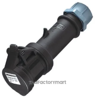 Mennekes StarTOP Series, IP44 Black Cable Mount 4P Industrial Power Socket, Rated At 16A, 500V