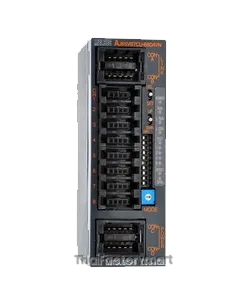 PLC CC-Link I/O module; 8 analog outputs; voltage; push-in connector