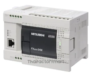 SPS FX3GE DC24V;14 Inputs DC24V;10xTrans;3xAnalog;Ethernet;USB;RS422;source