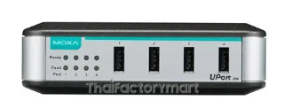 MOXA UPort 204, 4 Port entry-level USB Hub, w/ adapter