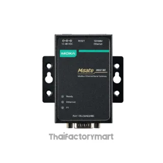 MOXA MGate MB3180, 1 Port RS-232/422/485 Modbus TCP to Serial Communication Gateway