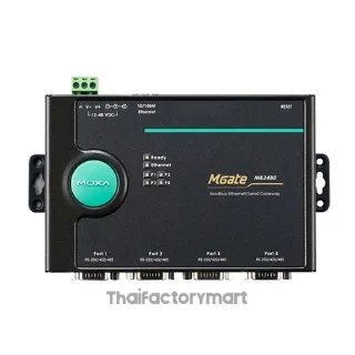 MOXA MGate MB3480, 4 Port RS-232/422/485 Modbus TCP to Serial Communication Gateway