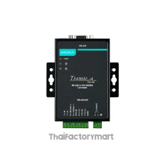 TCC-100I-T RS-232 to RS-422/485 converter with optical isolation, -40 to 85°C operating temperature