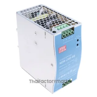 240 W/5.0 A DIN-rail 48 VDC power supply, universal 90 to 264 VAC or 127 to 370 VDC input voltage, -20 to 70Â°C operating temperature