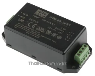 Mean Well IRM-60-24ST, Switched-Mode Power Supply, Industrial, 60W, 24V, 2.5A