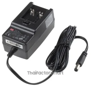 Mean Well GE18I18-P1J, 18W Plug In Power Supply 18V dc, 1A, Level VI Efficiency, 1 Output Switched Mode Power Supply