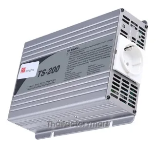 Mean Well TS-200-212B, DC / AC Inverter 10.5 - 15V 200W DE Type F (CEE 7/3) Socket