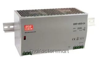 Mean Well, DRP DIN Rail Panel Mount Power Supply, 48V dc Output Voltage, 10A Output Current