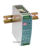 EDR-120-24, DIN Rail Power Supply, 88%, 24V, 5A, 120W, Adjustable รูปที่ 1